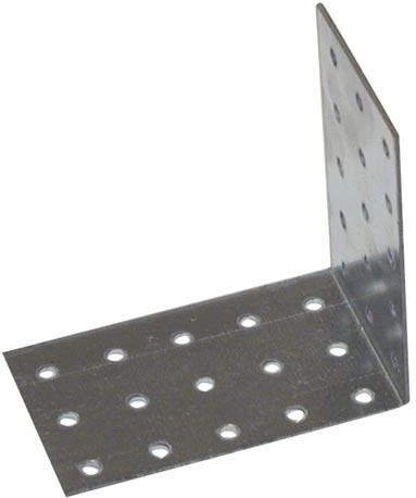 Équerre en acier 60×60×120 mm, épaisseur 2 mm