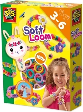 SES Creative Soft Loom kit de fabrication de bracelets - 1 pièce
