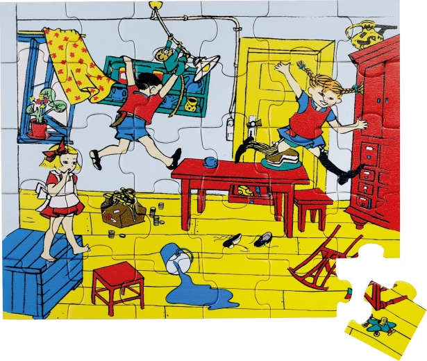 Puzzle en bois Fifi Brindacier – 30 pièces