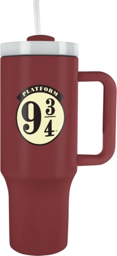 Mug de voyage Harry Potter avec paille, quai 9 3/4