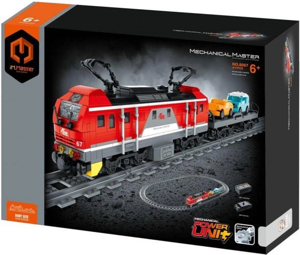 Coffret de construction iM.Master train RC avec rails et pack rechargeable, 617 pièces