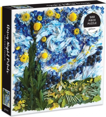 Puzzle Nuit étoilée de pétales 500 pièces