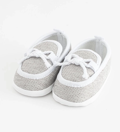 Mocassins chaussons bébé New Baby gris 0-3 mois