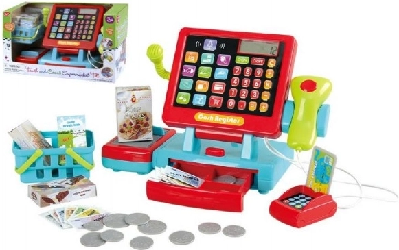 Caisse enregistreuse pour enfants avec écran tactile et accessoires