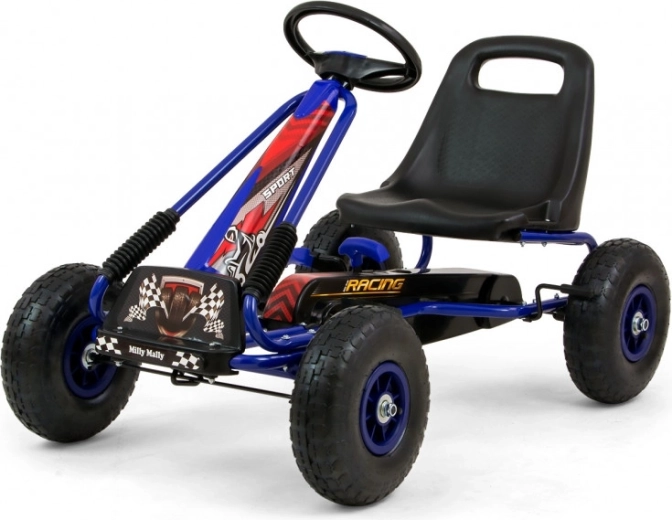 Kart à pédales Thor Bleu