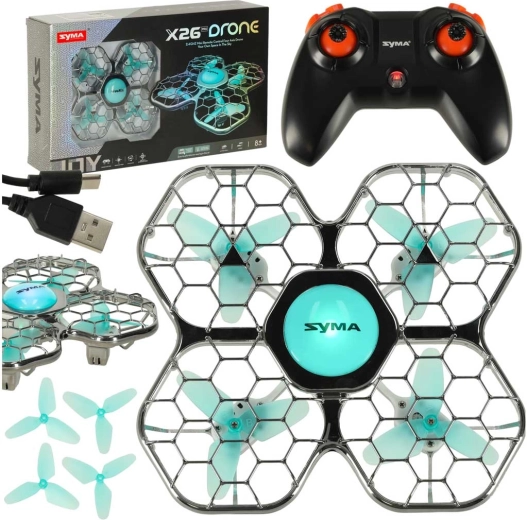 Drone RC Syma X26PRO 2,4 GHz Wi‑Fi noir