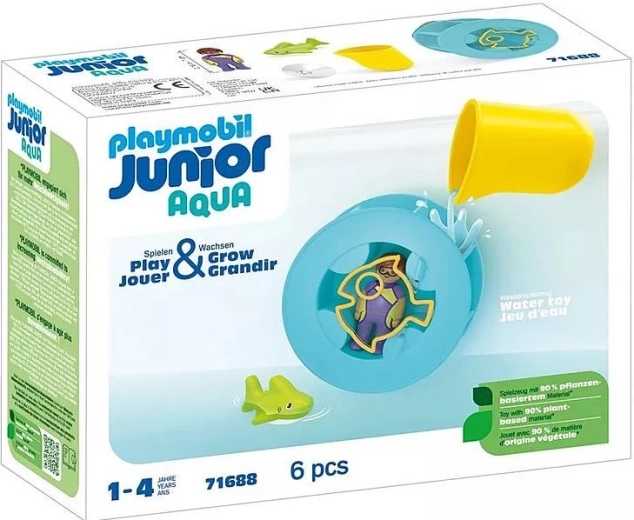 Playmobil Junior Aqua moulin à eau avec petit requin