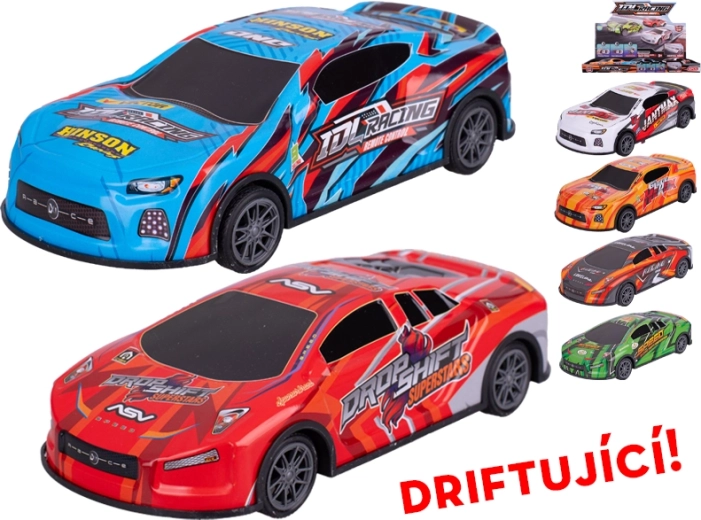 Voiture de drift à inertie 17,5 cm