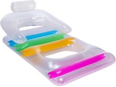 Design transparent élégant avec chambres colorées