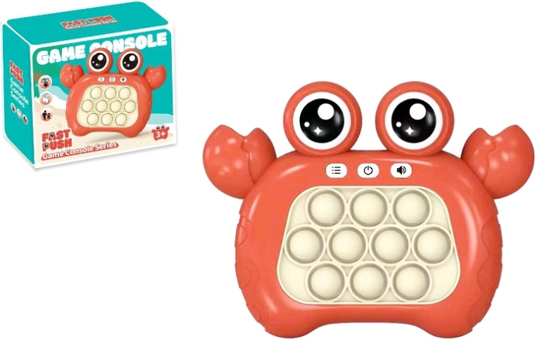 Crabe interactif – jeu électronique de mémoire avec boutons pop it