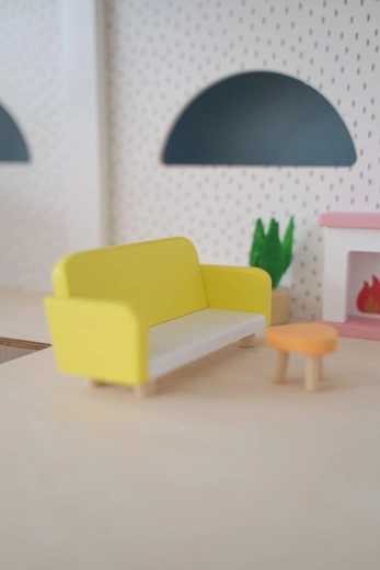 Canapé en bois pour jouer confortablement