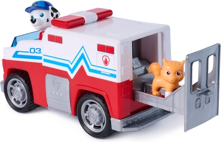 Marshall et son amie chat dans le coffret