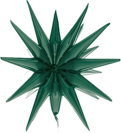 Ballon en foil 3D étoile – vert bouteille 50 cm