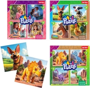 Puzzle 4 en 1 pour les tout-petits