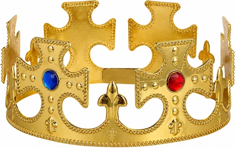Design royal doré avec pierres précieuses