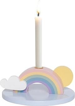 Jabadabado support de bougie arc-en-ciel - 1 pièce