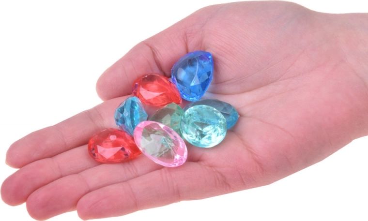 Des pierres scintillantes en récompense