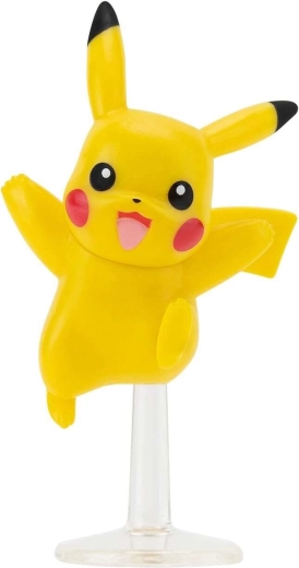Pose dynamique de Pikachu avec socle