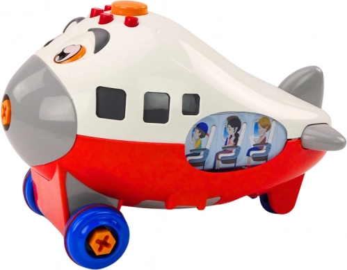 Un avion amusant avec une hélice rotative