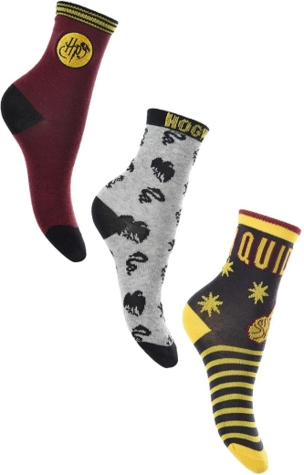 Lot de chaussettes Harry Potter - 3 paires
