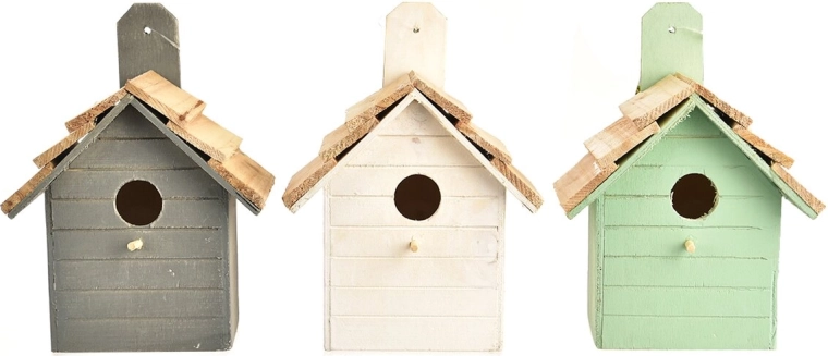 Nichoir en bois 17 × 11 × 23 cm (3 variantes)