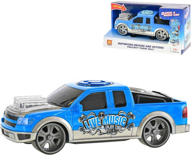 Voiture sportive musicale « dansante » type jeep avec lumière et son, à piles – 1 pièce