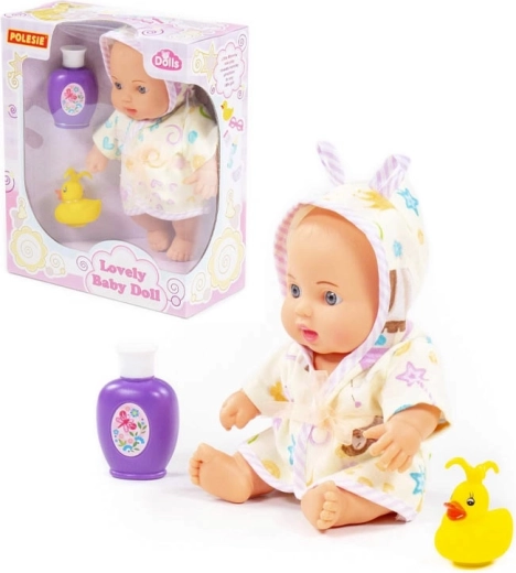 Poupée Lovely 24 cm avec set de bain