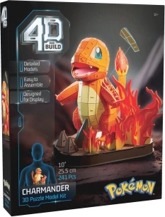 Maquette 3D 4D Build Pokémon Salamèche