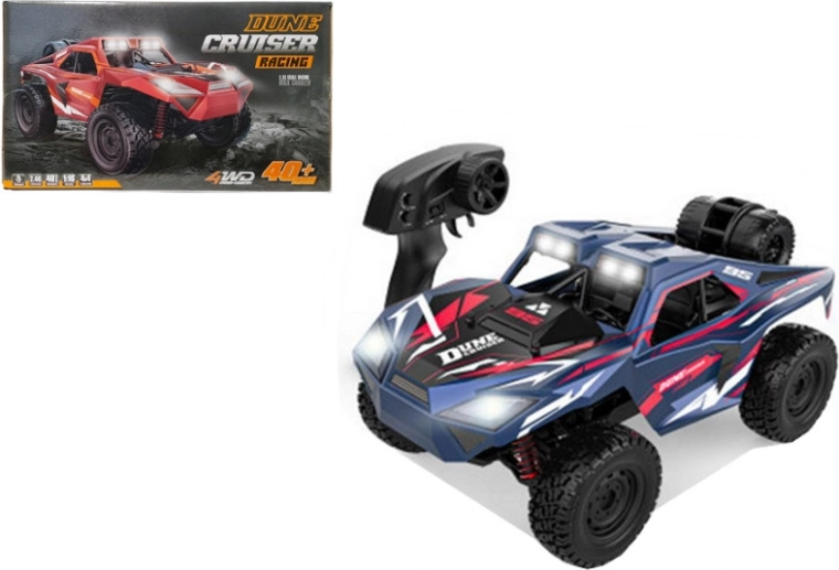 Voiture RC tout-terrain 4x4 avec télécommande et batterie rechargeable