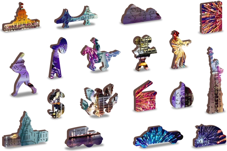 Pièces originales en forme de personnages