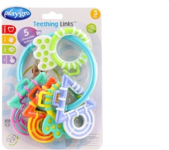 Playgro anneau de dentition avec formes pastel
