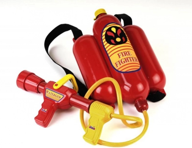 Sac à dos de pompier à eau avec pistolet à eau KLEIN