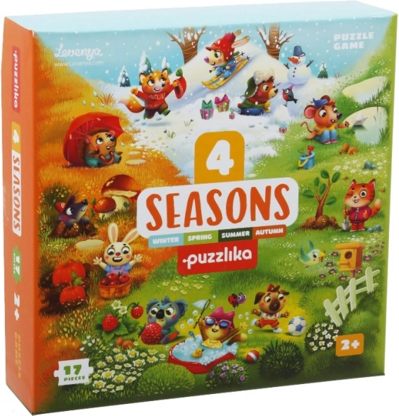 Puzzlika Quatre saisons, puzzle éducatif pour enfants