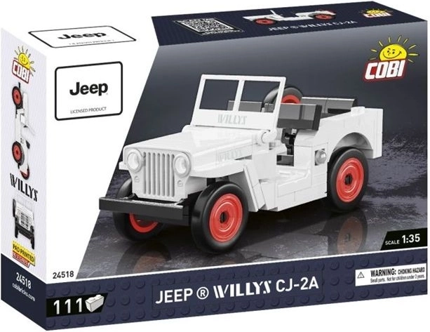 Cobi Youngtimer Jeep Willys CJ-2A kit de construction 1:35 (111 pièces)