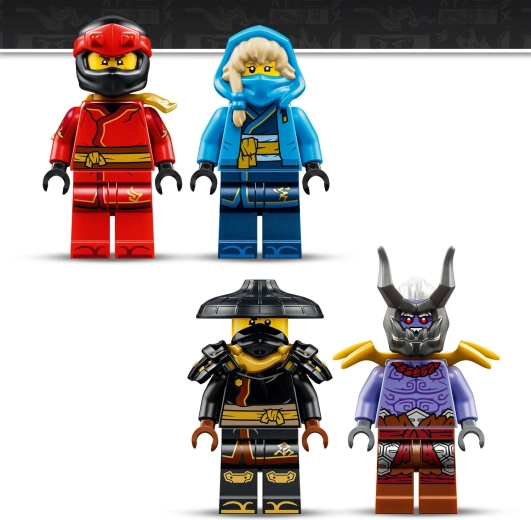 Quatre minifigurines pour des histoires d’action