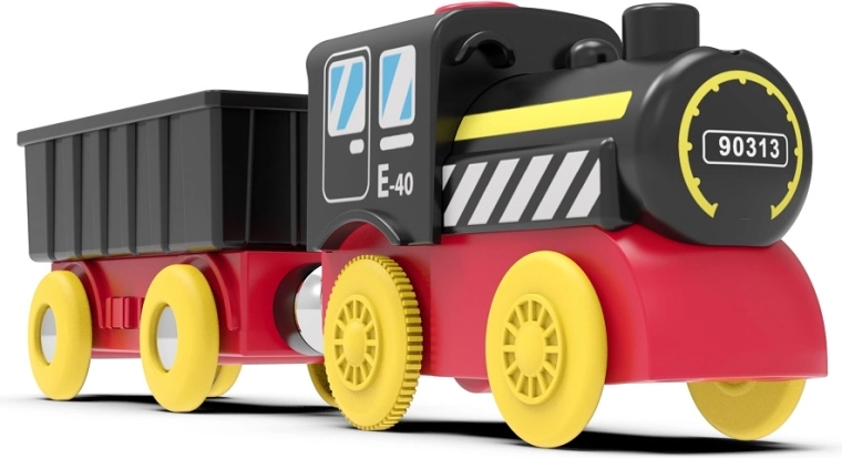 Train de marchandises à vapeur 2Kids Toys à piles avec wagon – 1 pièce