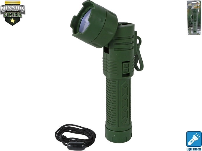 Lampe torche Mission Control 16 cm avec tête orientable à 90°