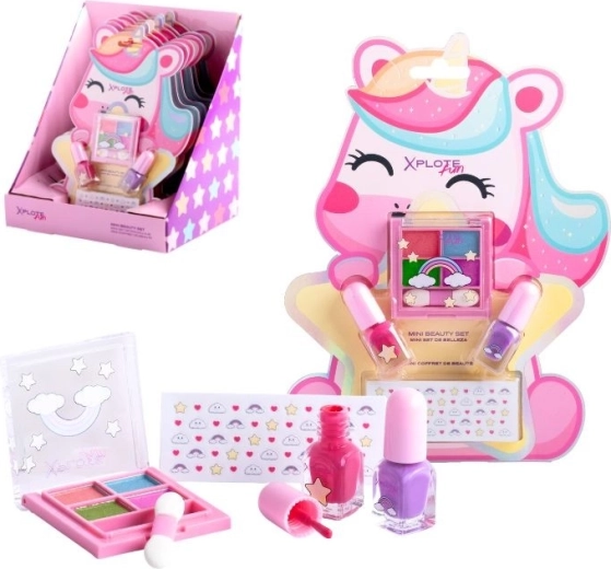 Mini coffret maquillage Licorne - 1 pièce