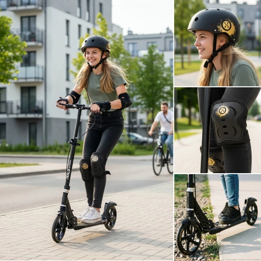 Structure pliable et guidon réglable