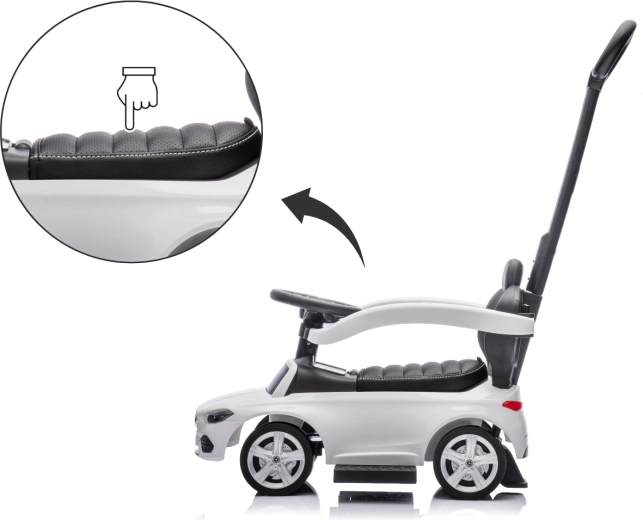 Siège confortable en éco-cuir et espace de rangement