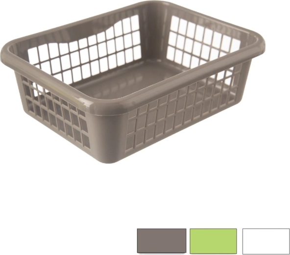 Panier de rangement en plastique 20 × 15,5 × 6,5 cm mix