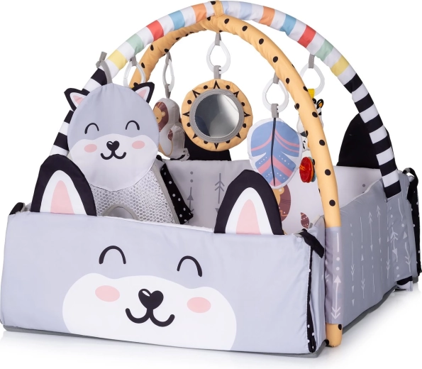 Jouets suspendus et miroir sécurisé pour le développement sensoriel