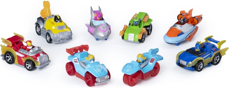 8 véhicules avec les héros Paw Patrol