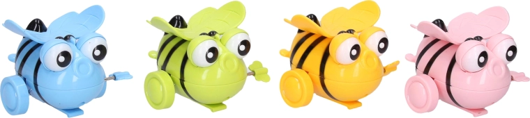Abeille à remonter qui fait des roulades arrière - 1 pièce