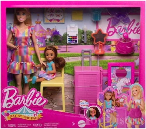 Barbie Chelsea Journée à la fête foraine avec changement de couleur
