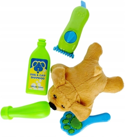 Accessoires complets pour le “bain” et l’entretien du pelage