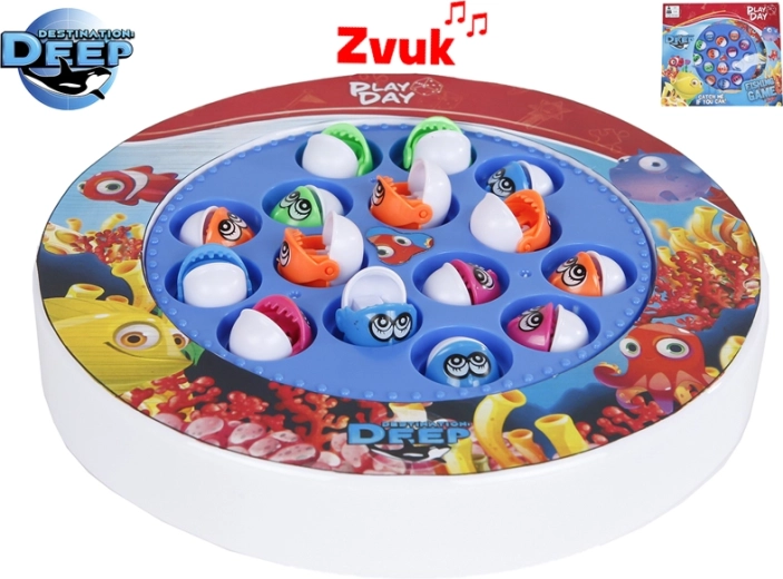 Jeu pour enfants Destination Deep – pêche de petits poissons avec sons
