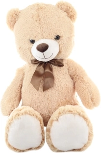 Éléphant en peluche avec nœud 90 cm