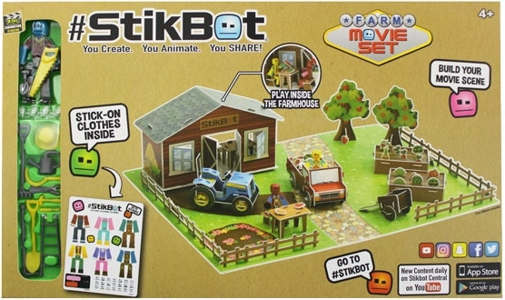 Stikbot set de tournage bateau pirate ou ferme