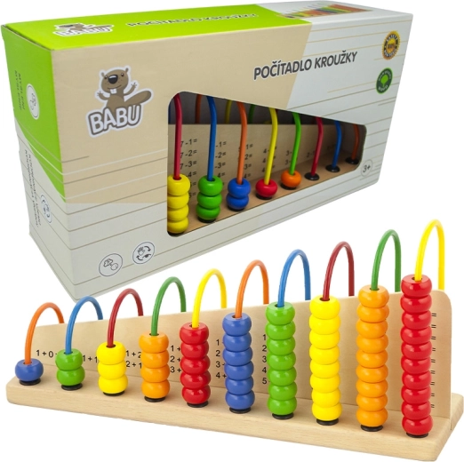 Anneaux de comptage en bois Babu